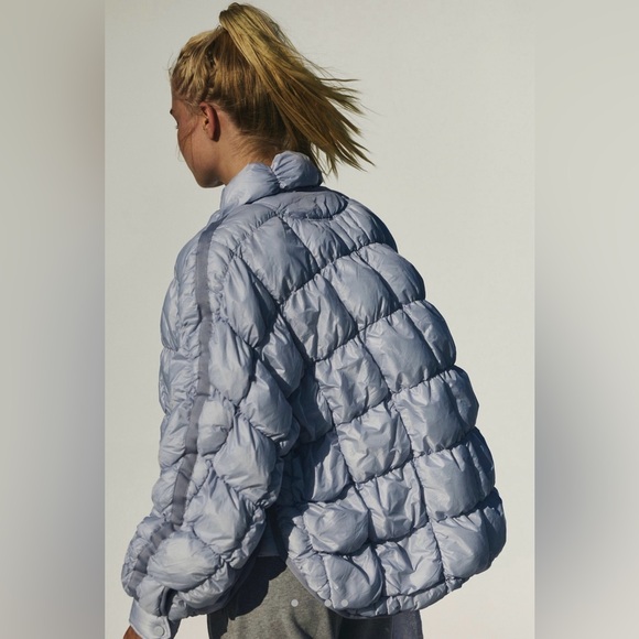 FP Movement Pippa Scrunchy Glossy Packable Puffer Jacket Large - Picture 2 of 13